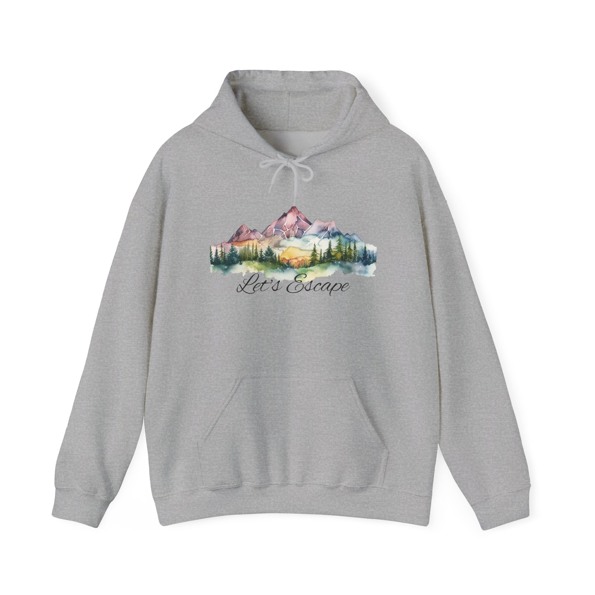 Mountain Escape Hoodie - Cozy Unisex Sweatshirt for Adventure Lovers