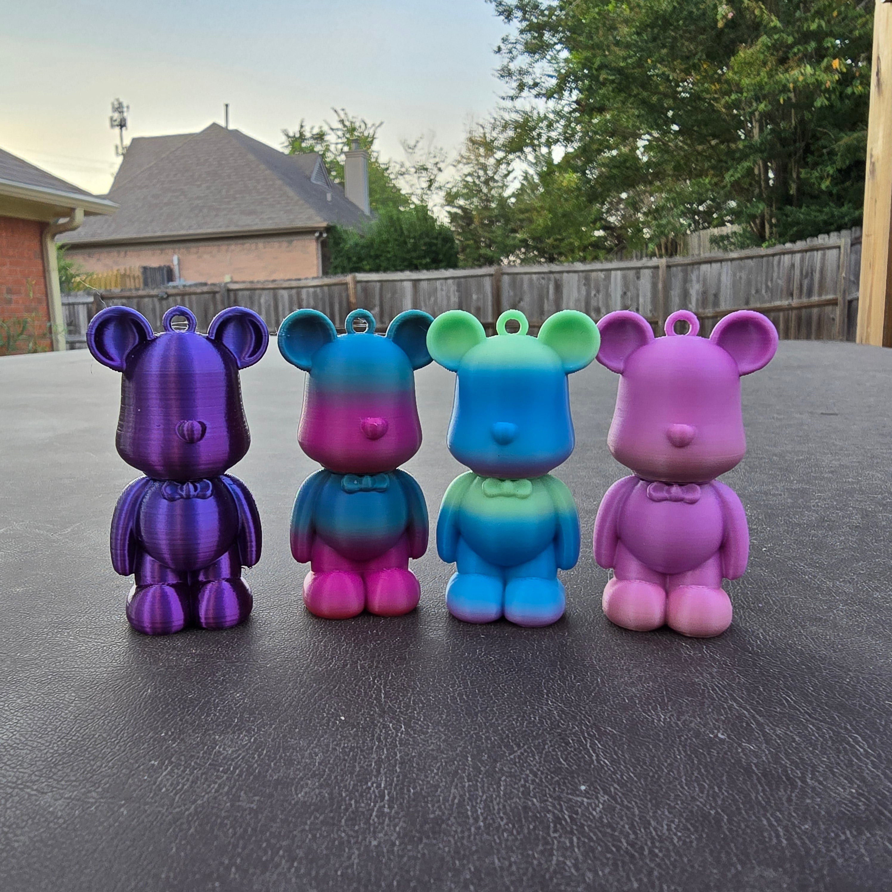 Crystal Bear Keychains-Mystery