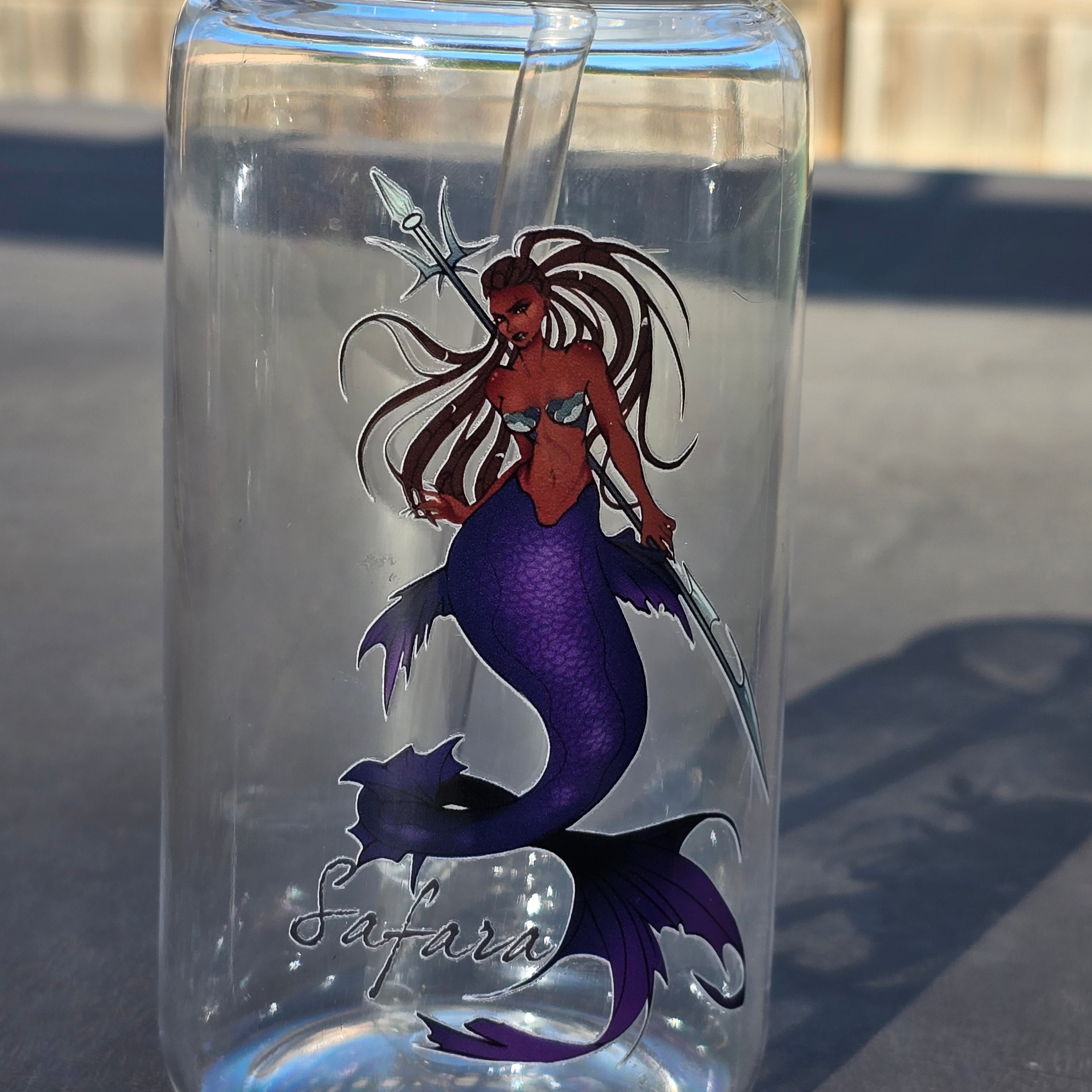 Afro Warrior Mermaid