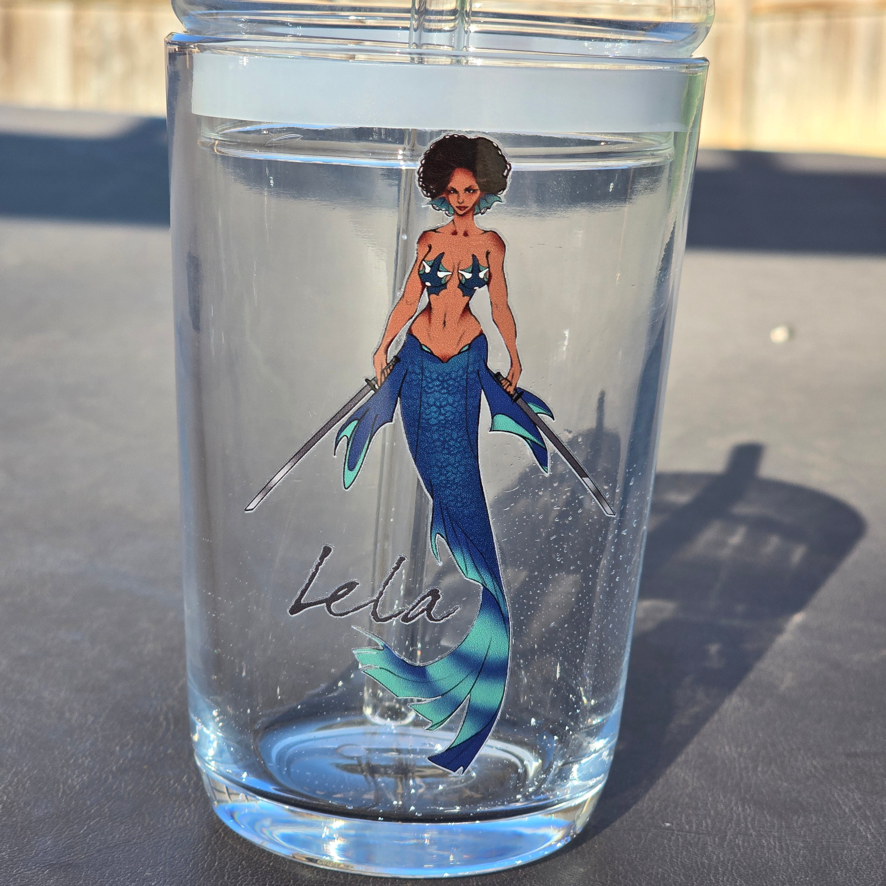 Afro Warrior Mermaid