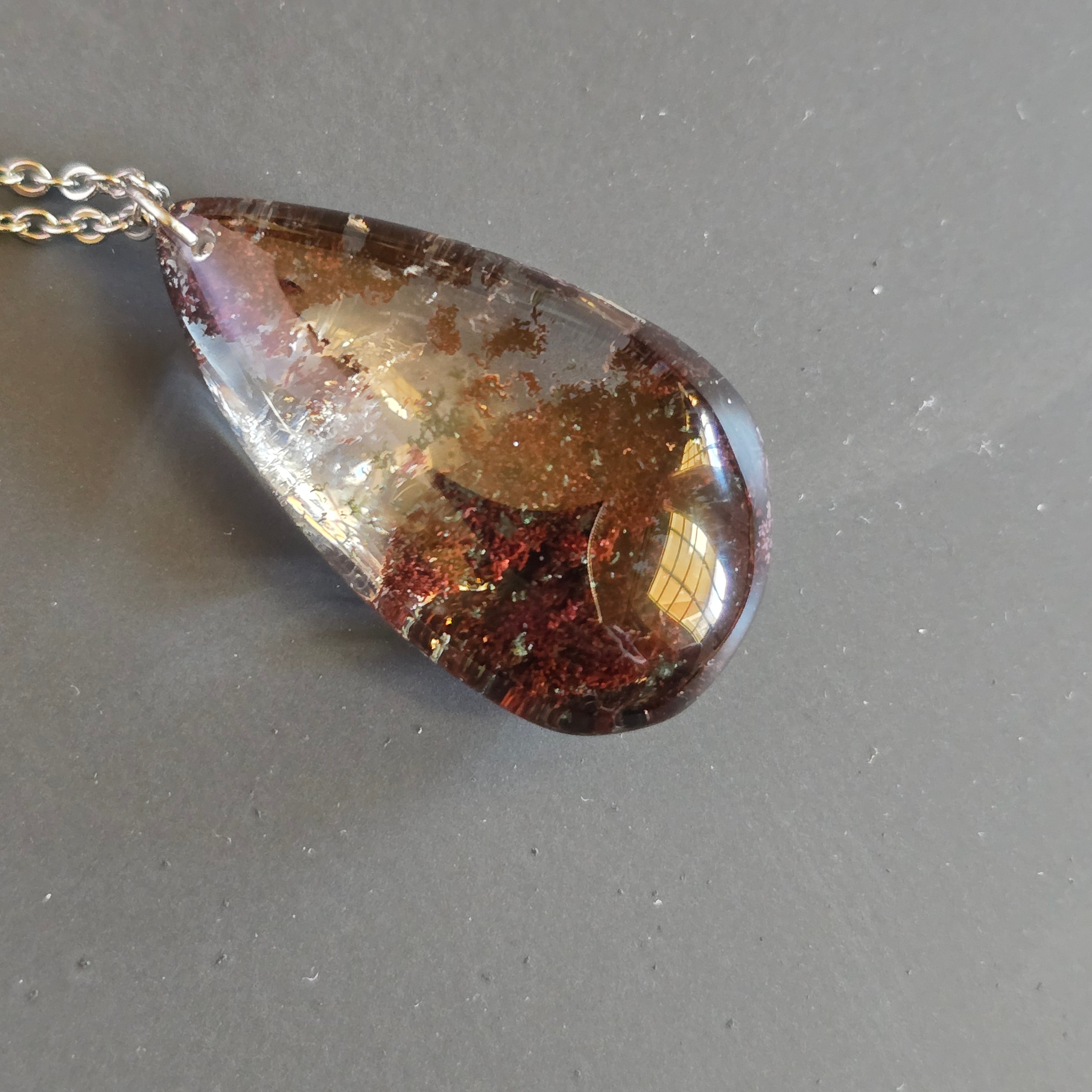 Red Garden Quartz Drop (large)