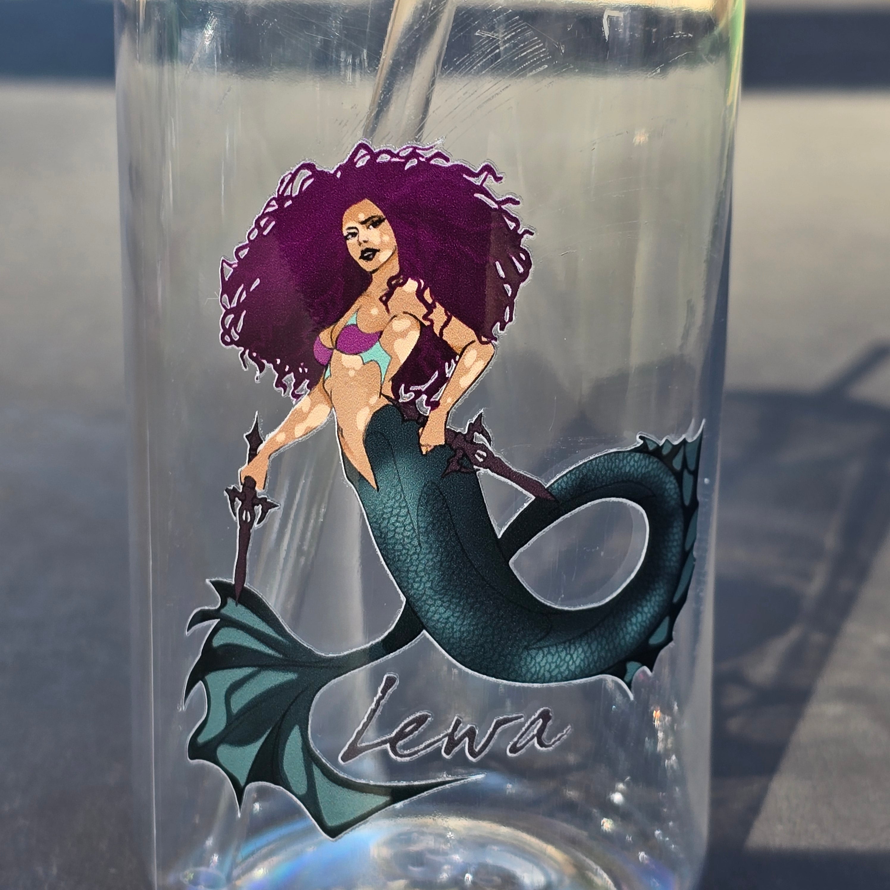 Afro Warrior Mermaid